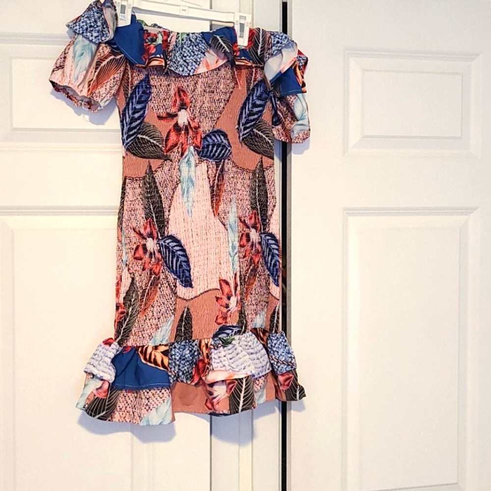 Ruffled summer dress